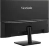 The back of a black ViewSonic LED monitor is shown, mounted on its stand. Produktbild-Vorschau