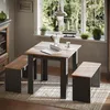 Ensemble de table à manger Vicco Sentio Anthracite/chêne Voir les images du produit 3