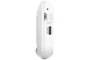 Side view of a white LED battery light. Voir les images du produit