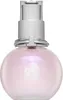 A perfume bottle with a pink, spherical base and a silver pump dispenser. Podgląd zdjęcia produktu