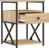vidaXL Nachttisch Sonoma-Eiche 40x42x55 cm Holzwerkstoff -  Produktbild-Vorschau 7