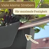4er Set Geländerkasten Balkon mit Wasserspeicher Blumentopf Produktbild-Vorschau 6