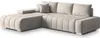 A studio shot of a cream-colored sectional sofa. Podgląd zdjęcia produktu