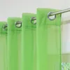 Gardinen Vorhänge Voile Gardine Transparent Dekoschal Uni Produktbild-Vorschau 4
