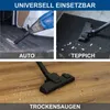 A collage showing a hand vacuum cleaner being used in different settings: in a car, on a rug, and on a wooden floor. Anteprima dell’immagine prodotto