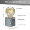 Vintage Akku Glühbirne Edison LED Tischlampe USB-C dimmbar Produktbild-Vorschau 3