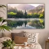 MuchoWow® - Leinwandbilder - Natur - Bäume - Berge - See - Produktbild-Vorschau 2