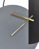 BELIANI Wanduhr Grau u. Schwarz Metall Geometrisch mit Produktbild-Vorschau 5