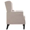 vidaXL Poltrona in tessuto beige Anteprima dell’immagine prodotto 3