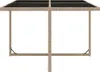 9-tlg. Garten-Essgruppe mit Auflagen Poly Rattan Beige Produktbild-Vorschau 6