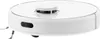 A white robot vacuum cleaner is shown from a diagonal angle against a white background. Voir les images du produit