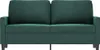 2-Sitzer-Sofa Dunkelgrün 140 cm Samt Produktbild-Vorschau 3