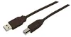 MediaRange USB Anschlusskabel A -> B St/St 1.80m sw Produktbild-Vorschau 3