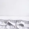 HOMLA TESSIA Baumwollbettdecke mit Doppelrüsche 160x200 + Produktbild-Vorschau 2