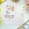 Mr. & Mrs. Panda Postkarte Saxophon Kühlschrank - Weiß - Produktbild-Vorschau 3