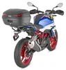 GIVI E455 SIMPLY IV Monolock-Topcase schwarz rot 45L Produktbild-Vorschau 4
