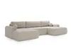GrainGold Ecksofa U-Form Savana - Ecksofa mit Produktbild-Vorschau 3