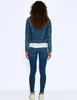 Noisy May Jeansjacke Damen NMDebra Denim Jacket blau S Produktbild-Vorschau 3