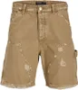 Jack & Jones Tony Painter Wi 055 Krótkie Jeansy Brązowy L Podgląd zdjęcia produktu 1