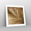 Poster - Poster ohne Rahmen - Blatt Gold Pflanze - 40x40 cm Produktbild-Vorschau 7