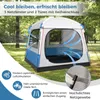 Tente COSTWAY pour 5 personnes, tente de camping avec Voir les images du produit 4