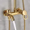 Duschsystem  Duschset  Gold  Duscharmatur      mit Produktbild-Vorschau 6