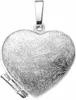 JOBO Medaillon Herz 925 Sterling Silber rhodiniert eismatt Produktbild-Vorschau 1