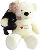 XXL Peluche da bar 170 cm Bianco Ricamo "I Love You" Anteprima dell’immagine prodotto 1