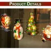 Vianočné LED vianočný stromček Okenné svetlo Vodotesné Náhľad obrázku produktu 8