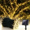 20m 200 LED Solar Lichterkette Wasserdicht 8 Lichtmodi für Produktbild-Vorschau 1