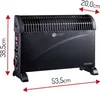 Mesko | Convector Heater with Timer and Turbo Fan | MS Produktbild-Vorschau 3