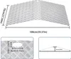 JOIEYOU Rollstuhlrampe Türschwellenrampe aus Aluminium Produktbild-Vorschau 2