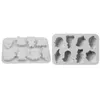Silikon Backform Set - Halloween Geist Katze Eule Produktbild-Vorschau 6