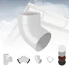 RAINWAY S Regenrinnen System (Rohrbogen 67° einfach weiß) - Produktbild-Vorschau 1