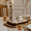 Unyqoos® Gouden theelichthouders van kwartsglas, set van 12 Productafbeelding-voorbeeld 4