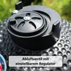 Kamado Grill Keramikgrill mit Deckel Ø32cm Thermometer bis Produktbild-Vorschau 4