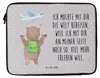 Mr. & Mrs. Panda Laptop Tasche Bär Flugzeug 27 x 36 cm - Produktbild-Vorschau 4