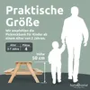 holz4home® Outdoor Picknickbank Kinder I Sitzgruppe Aussen Produktbild-Vorschau 2