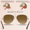 CARFIA Pilotenbrille Damen Sonnenbrille Polarisiert UV400 Produktbild-Vorschau 5