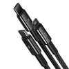 Baseus Tungsten Gold Cavo USB 3 in 1 USB 2.0 1,5 m USB A Anteprima dell’immagine prodotto 2