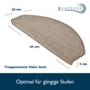 Tapis d'escalier Beautissu XXL ProStair, 65 x 28 cm, 15 Voir les images du produit 4