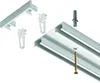 SN DECO - Objektschiene LM Set, 2 läufig, weiß, vorgebohrt, Produktbild-Vorschau 1