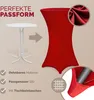 DETEX® 2x Housses de table de bar bistrot ronde Voir les images du produit 3