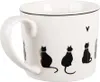 Clayre & Eef Tasse 275 ml Weiß Porzellan Katzen Produktbild-Vorschau 2