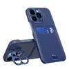 Leder-Standhülle für iPhone 14 Pro, Kartenetui mit Ständer, Produktbild-Vorschau 1