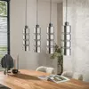 Hoyz-Kollektion – Hängelampe 4L Zylinderglas – Artic Black Produktbild-Vorschau 2