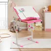 Kinderschreibtisch VITA weiß/rosa höhenverstellbar und Produktbild-Vorschau 3