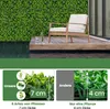 COSTWAY, lot de 12 haies artificielles, 50,5 x 50,5 cm, Voir les images du produit 5