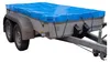 Anhängerplane Flachplane 257x133x10 cm hellblau mit Seil Produktbild-Vorschau 1