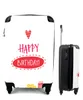 MuchoWow® Koffer Handgepäck Trolley Rollkoffer Kleine Produktbild-Vorschau 1